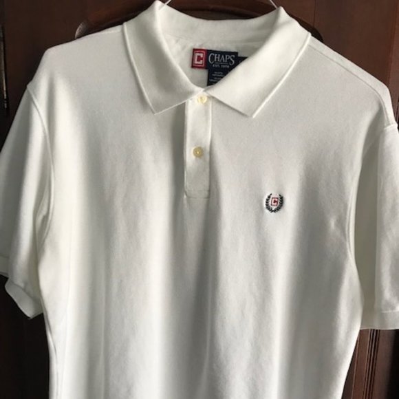 Chaps Men's SS Polo Shirt Size Large - Picture 1 of 5